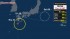 Tropical Storm South Of Japan Bringing Heavy Rain Along Pacific